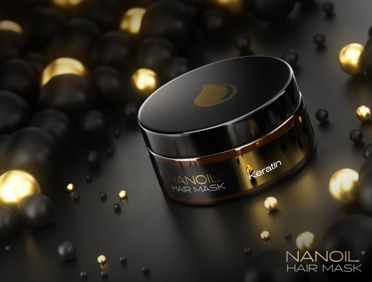 toppmasker med keratin Nanoil