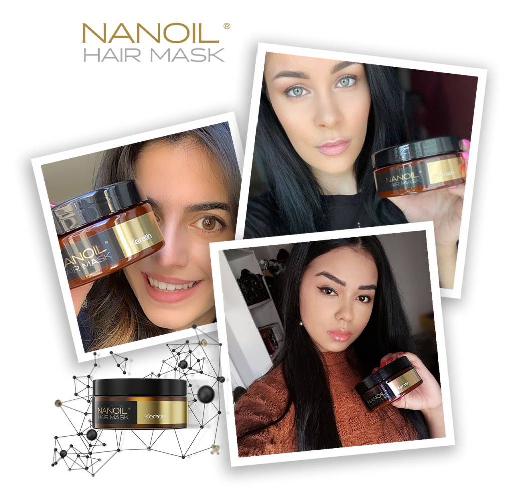den bästa hårmask med keratin Nanoil