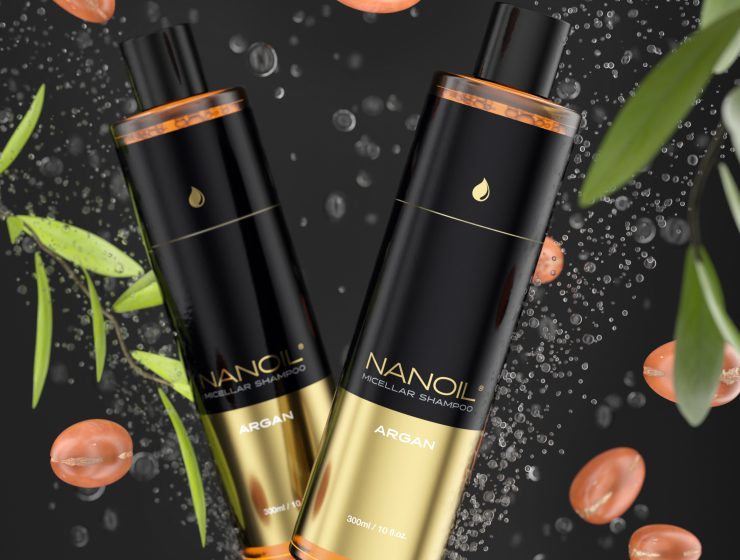 Nanoil arganolja hår schampo
