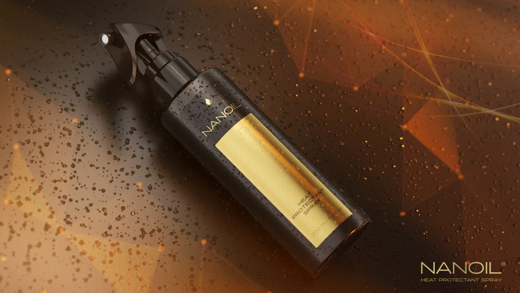 Nanoil bästa värmeskyddande spray