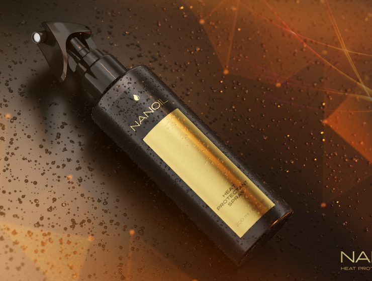 Nanoil bästa värmeskyddande spray
